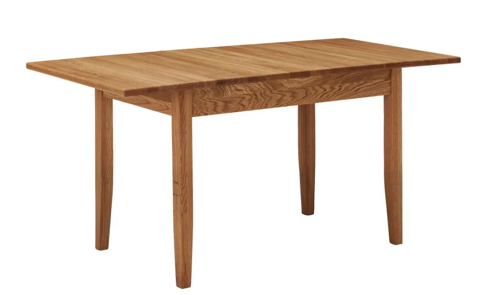 Ausziehtisch 120(160)x76cm 'Hannover' Wildeiche geölt