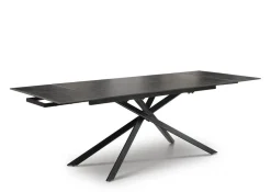 Auszugstisch 160(240)x90cm 'Amalfi' Steinoptik Stern-Gestell