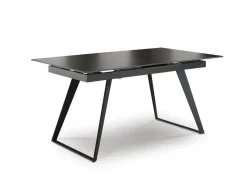 Auszugstisch 160(200)x90cm 'Amalfi' Steinoptik U-Gestell