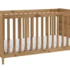 Babybett "Maja" Kiefer massiv laugenfarbig