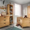 Babyzimmer 5-tlg. "Maja" Kiefer weiß lackiert oder laugenfarbig