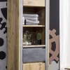 Badhochschrank 45x190cm 'Genua' Akazie gebürstet