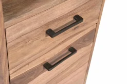 Badhochschrank 40x180cm 'Hudson' Sheesham gebeizt