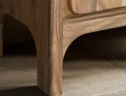 Badhochschrank 44x187cm 'Pure' Akazie massiv