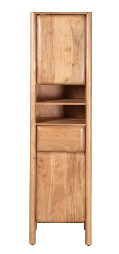 Badhochschrank 45x174cm 'Richmond' Akazie massiv