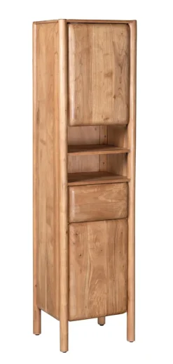 Badhochschrank 45x174cm 'Richmond' Akazie massiv