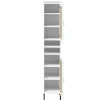Badhochschrank 35x190cm 'Seattle' Kiefer massiv weiß