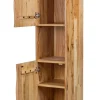 Badhochschrank 40x190cm 'Wing' Akazie massiv honig