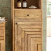 Badmidischrank 45x110cm 'Dreams' Mango massiv
