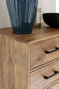 Badmidischrank 67x116cm 'Hudson' Sheesham gebeizt