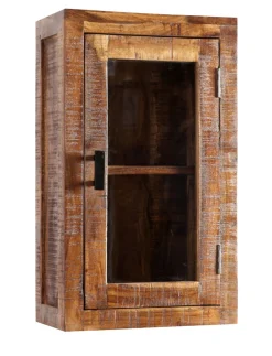 Badoberschrank 42x70cm 'Austin' Akazie massiv lackiert