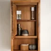 Badoberschrank 40x70cm 'Dakar' Akazie massiv lackiert