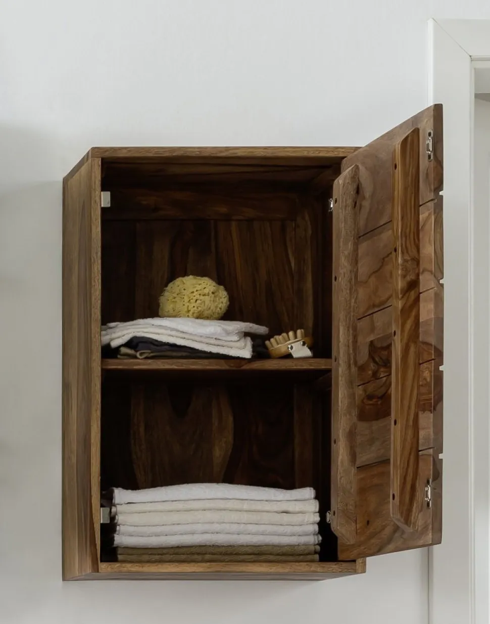 Badoberschrank 40x60cm 'Hudson' Sheesham gebeizt