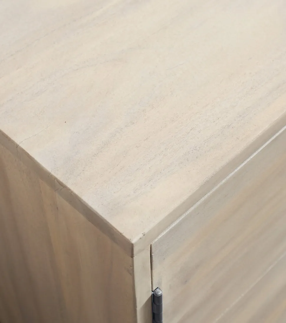 Badoberschrank 30x70cm 'Kjoto' Akazie massiv hell