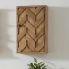 Badoberschrank 45x73cm 'Ontario' Akazie massiv