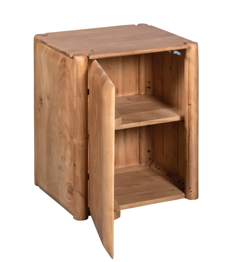 Badoberschrank 45x55cm 'Richmond' Akazie massiv