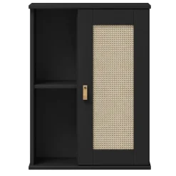Badoberschrank 52x70cm 'Seattle' Kiefer massiv schwarz