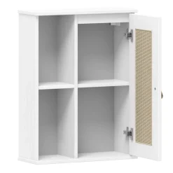 Badoberschrank 52x70cm 'Seattle' Kiefer massiv weiß
