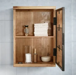 Badoberschrank 42x60cm 'Timbero' Eiche massiv
