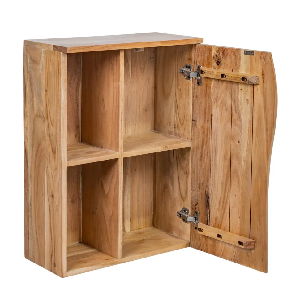Badoberschrank 52x70cm 'Wing' Akazie honig massiv