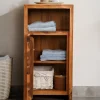 Badunterschrank 40x80cm 'Dakar' Akazie massiv lackiert