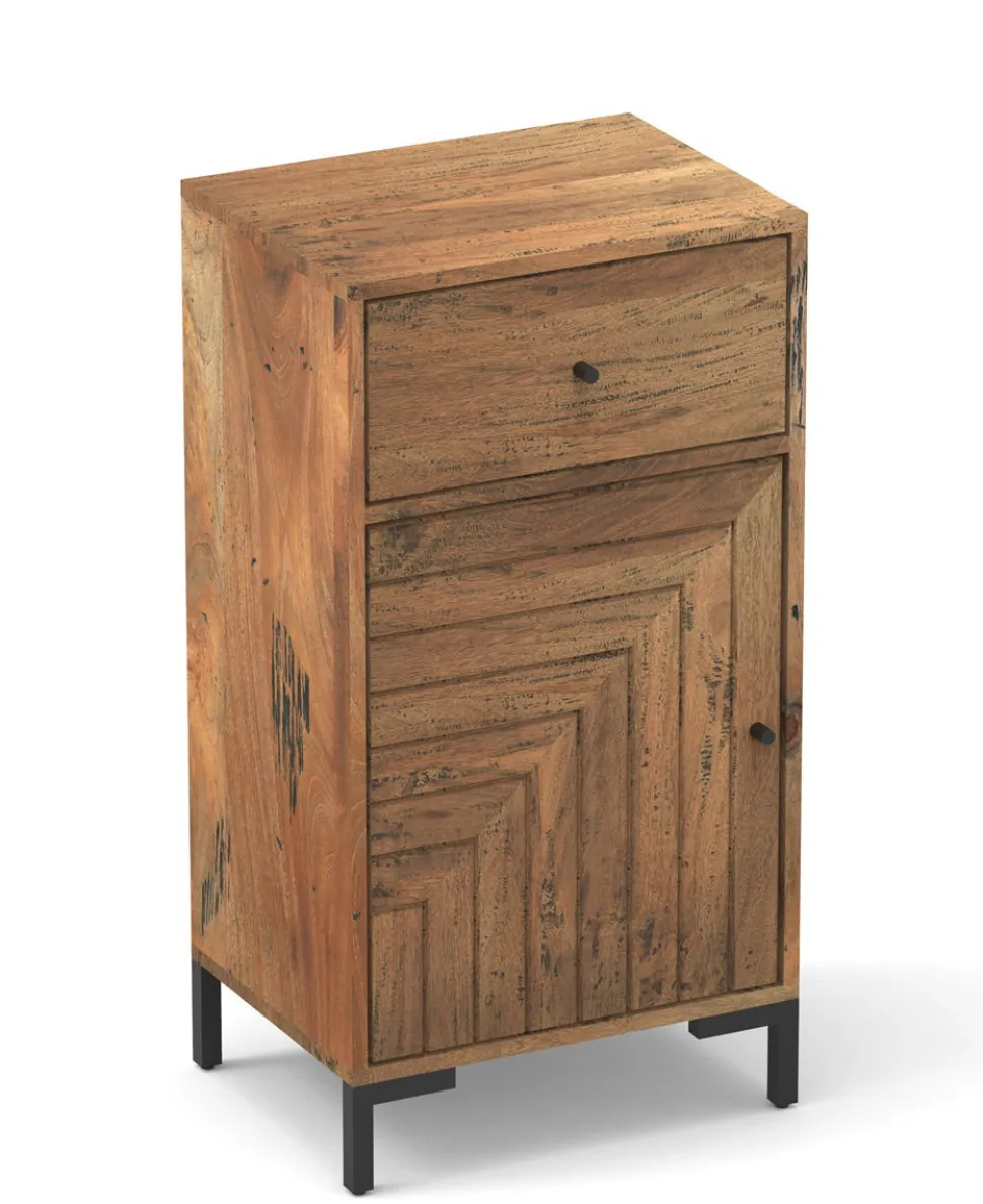 Badunterschrank 45x80cm 'Dreams' Mango massiv