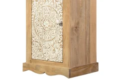 Badunterschrank 45x70cm 'Tibet' Mango natur & weiß antik