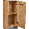 Badunterschrank 35x90cm 'Wing' Akazie honig massiv