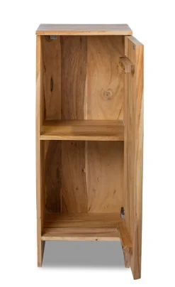 Badunterschrank 35x90cm 'Wing' Akazie honig massiv