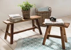 Bank/Blumenhocker 90cm "Ranch" recyceltes Holz