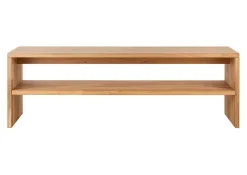 Bank 130cm 'Cleveland' Wildeiche massiv geölt