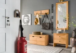 Bank 160x45cm 'Stockholm' Wildeiche massiv