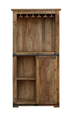 Barschrank 85x170cm 'Railroad' Mango & Eisen