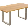Baumtisch 200x100cm 'Amber II' Wildeiche massiv