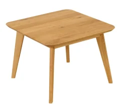 Beistelltisch "Bern" 65x65cm Wildeiche massiv geölt