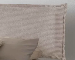 Bett Wildeiche Kopfteil creme oder braun 'Modena' verschiedene Breiten 160x200cm Kopfteil braun