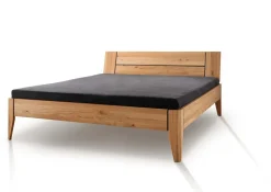 Bett Wildeiche massiv 'Sarah' verschiedene Größen 140 cm 220 cm