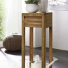 Blumensäule 90cm "Indian Sunset" Sheesham