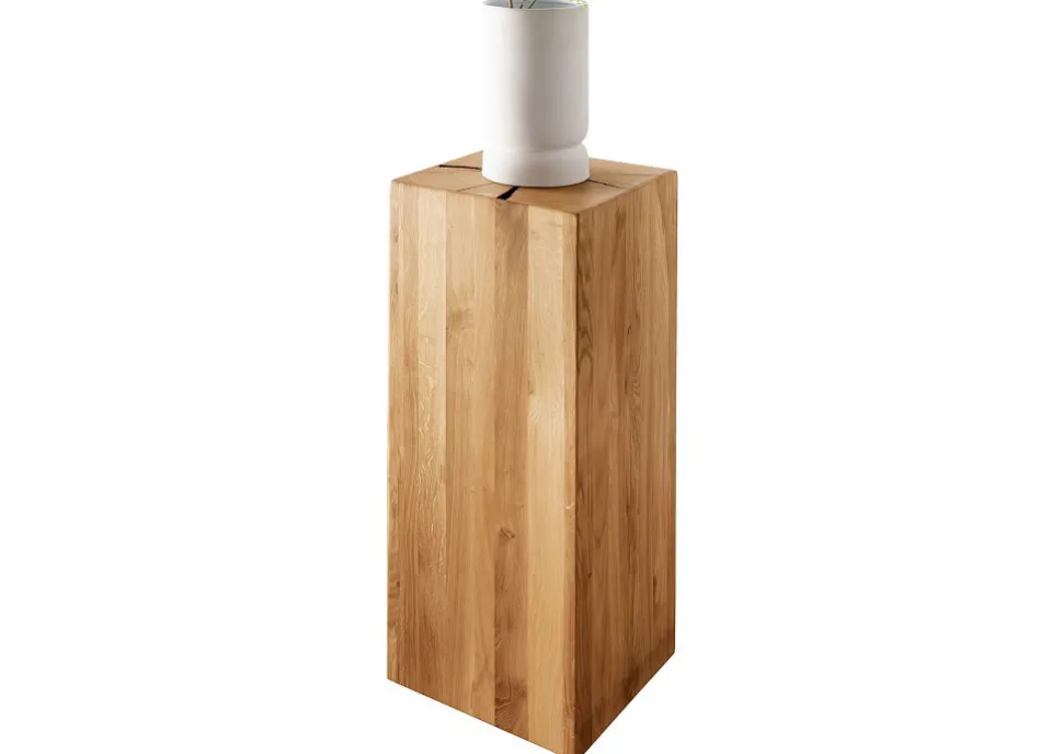 Blumensäule 30x81cm 'Danzig II' Wildeiche massiv