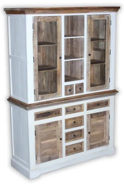 Buffet 140cm 'Nizza' Mango weiß natur