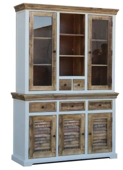 Buffetschrank 140cm 'Nizza' Mango weiß natur