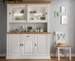Buffet 160x199cm "Jale" Kiefer & Eiche massiv WZ-0622