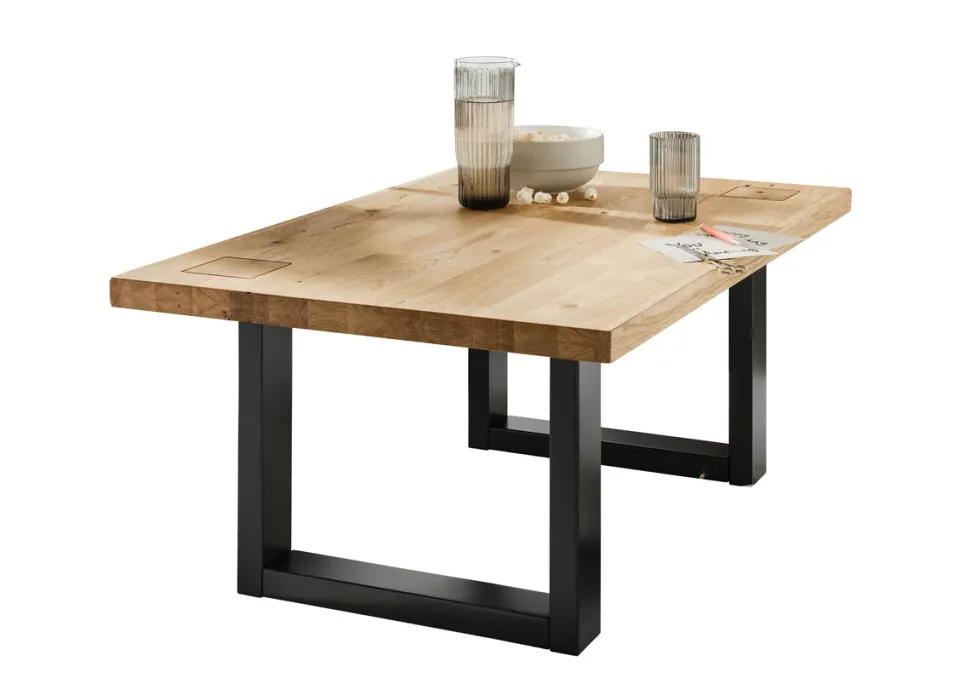 Couchtisch 110x70cm "Bergamo" Wildeiche geölt WZ-0159