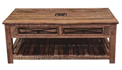 Couchtisch 80x140cm "Cordoba"' Akazie massiv lackiert