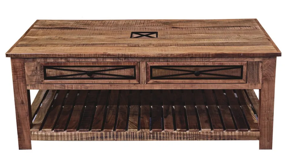Couchtisch 80x140cm "Cordoba"' Akazie massiv lackiert