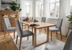 Couchtisch 70x70cm "Dover" Wildeiche geölt WZ-0169