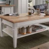 Couchtisch 120x75cm "Jale" Kiefer & Eiche massiv WZ-0622