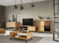 Couchtisch 101x60cm 'Jannik' Wildeiche massiv