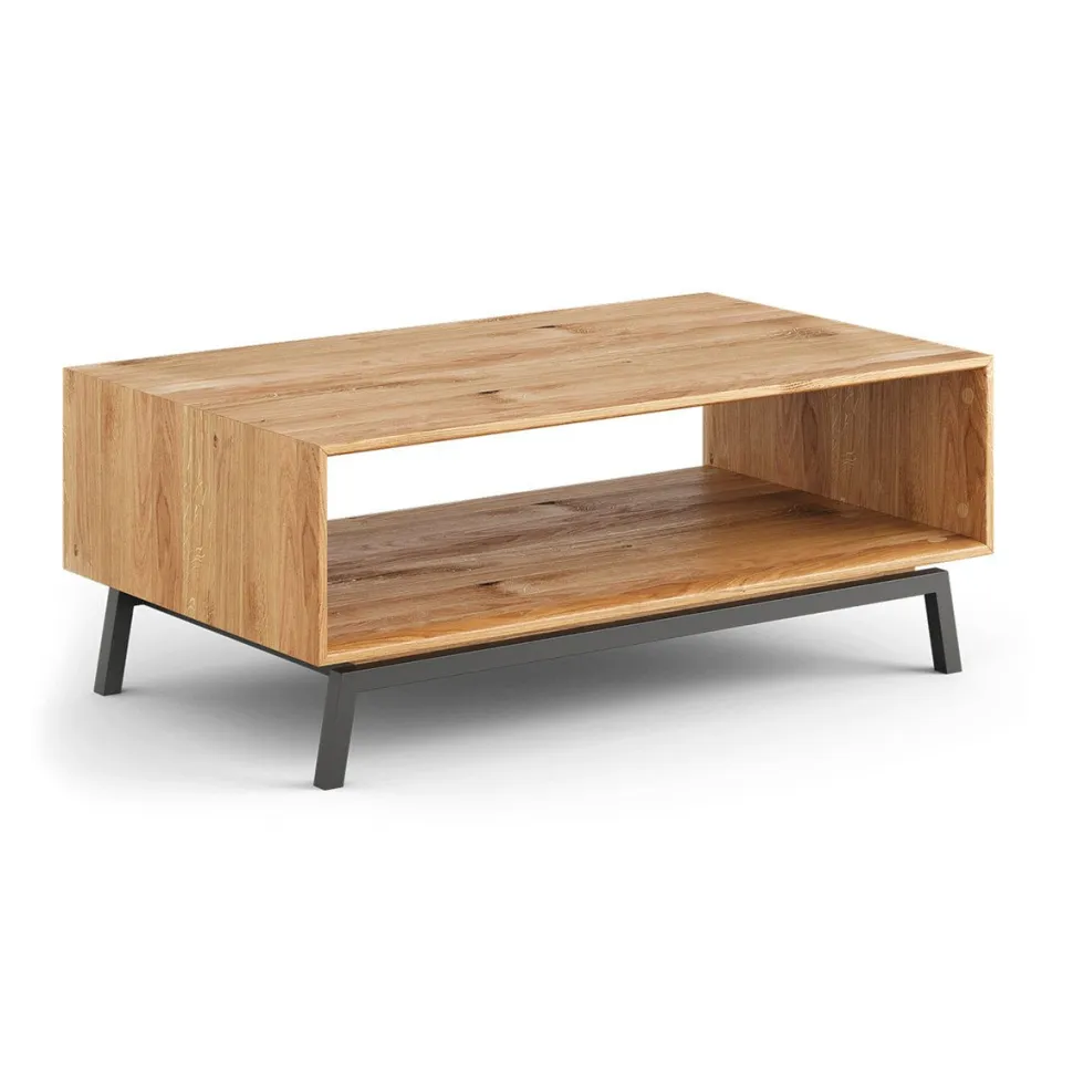 Couchtisch 101x60cm 'Jannik' Wildeiche massiv