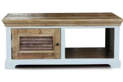 Couchtisch 120x70cm 'Nizza' Mango weiß natur